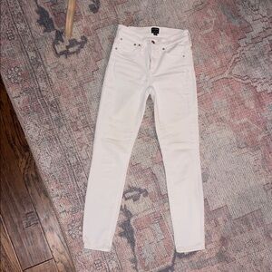 J. Crew Women's Cream Skinny Jeans
